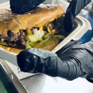 Double burger