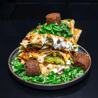 Crunchy Falafel Quesadilla