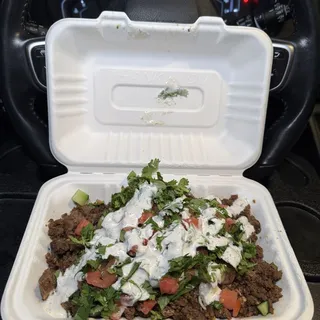 Ground Beef Over Rice