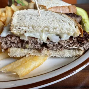 Closeup of Patty Melt