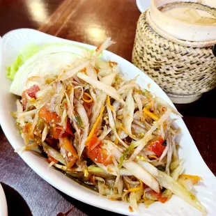 Papaya salad (5 stars spicy)