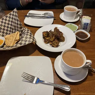 Tea, Vegetable Pakora