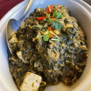 Paneer saag (off menu)