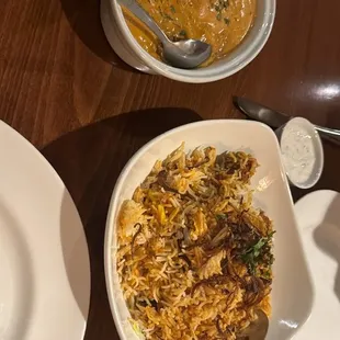 Goat Biryani Chicken Curry