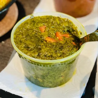 13. Saag Prawn