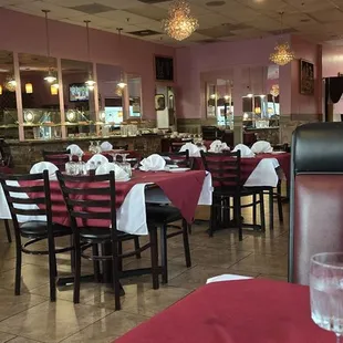 Buffet area