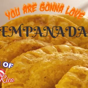 a plate of empanadas