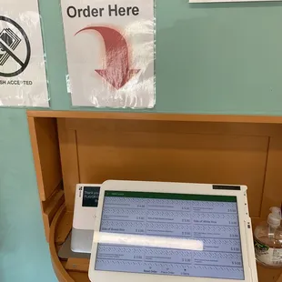 Kiosk to order