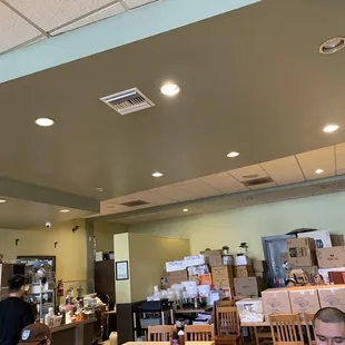 19/23/22 storage closet needs wall/divider, detracts from the interior ambiance