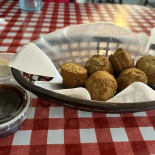 Gems with homemade apple butter &amp; cinnamon butter