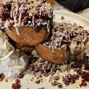 Red velvet waffle