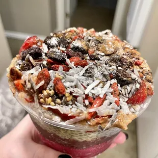 Alllll the yummy toppings