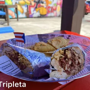 Tripleta (Pastrami, Roasted Pork, Smoked Ham) $10