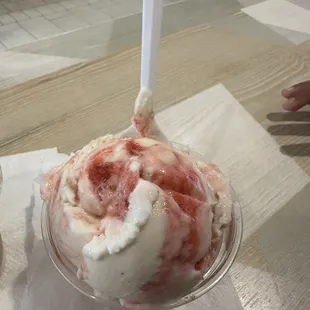 In a cup