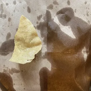 Papad (very greasy, good flavor but couldn&apos;t eat but a few pieces.)