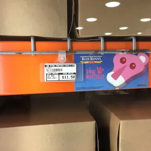 a display of ice cream