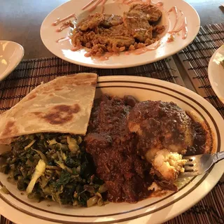 Chapati Bread and 12oz Side of Chicken Curry