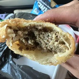 Empanada was soooo full and delicious