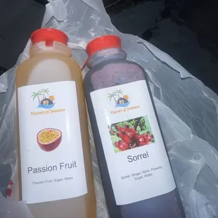 Drinks : Passion Fruit and Sorrel