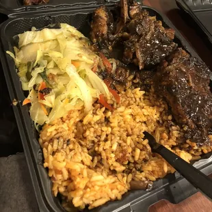 Oxtail plate. Sorry I ate a few before taking this picture. Great flavor