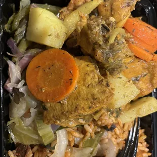 Curry Chicken, The Flavors were incredibly delicious