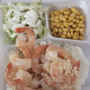 Try our local garlic butter shrimp plate on our 7D location Swuatmeet