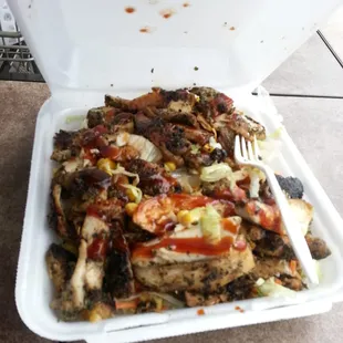 Spicy BBQ Chicken Salad