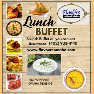 a bunch of different types of food