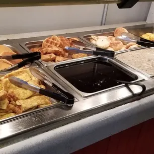 a variety of food items