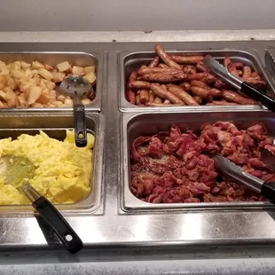 a variety of food items