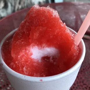 Chunks of plain snoball with no syrup - this shouldn&apos;t happen...