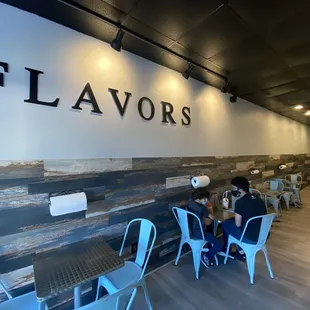 the interior of a restaurant