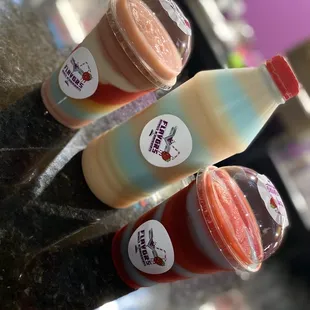 Left: ? Middle: Ohhh Weee Right: Rosè