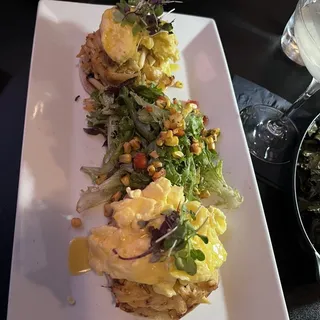 Jumbo Lump Crab Cake Benny Saturday and Sunday Brunch