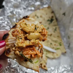 Majestic chicken with naan