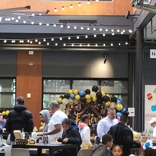 Plenty of indoor seating for large parties