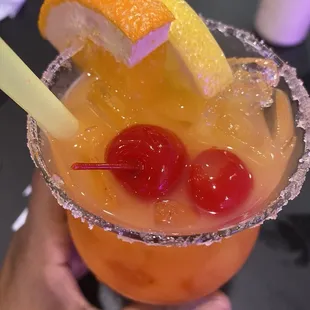 My favorite flavourz drink Tequila Sunrise