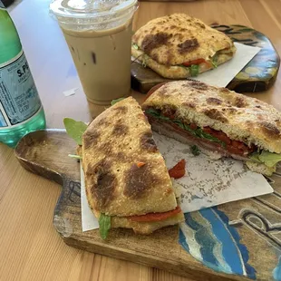 Paninis are out of this world! Bread is made from scratch.