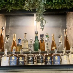 Well stocked bar