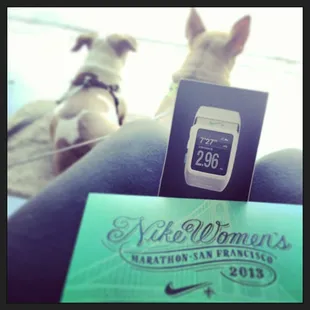 Got my limited edition Nike Sportswatch GPS in Tiffany Blue &amp; Invitation to run the Nike Women&apos;s Marathon :)