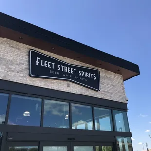 Exterior of Fleet Street Spirits