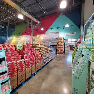 Convenient to have a liquor store right next to a grocery store