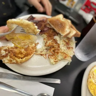 2. Two Eggs Any Style with Meat