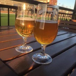 Beer outside on the patio!