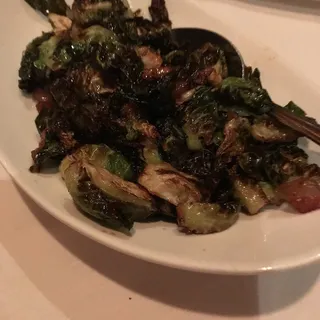 Crispy Brussels Sprouts & Bacon