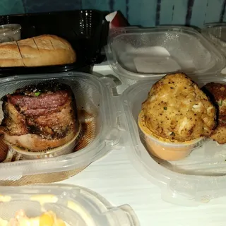 Filet Mignon & Crab Stuffed Shrimp