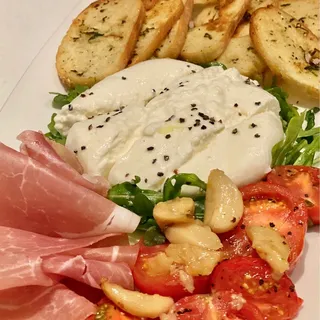Burrata with Prosciutto