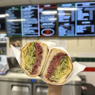 Pastrami Deli Sandwich