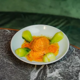 Lion Head With Salted Egg Yolk