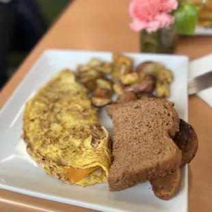 MEAT Me Fleur Omelette. Good!